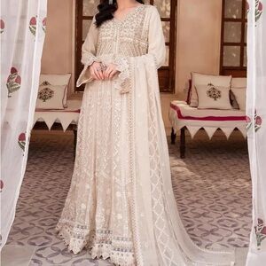 elie saab mint green dress Green lehenga blouse – Georgette Thread & Embroidery Work for Weddings –  Dress of India main image 0